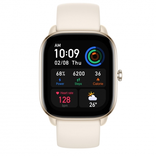 Smartwatch Amazfit GTS 4 Mini, GPS, Bluetooth 5.2, Blanco