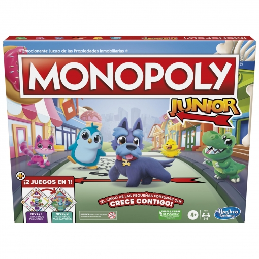 Monopoly Junior 2 Games in 1 +4 Años
