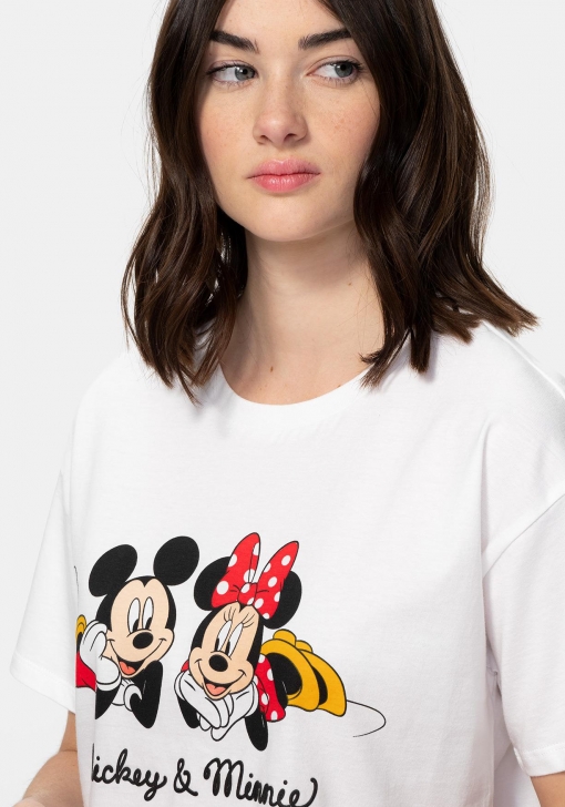 Activo Discutir jerarquía Camiseta de algodón con print de Mujer MICKEY MOUSE | Ofertas Carrefour  Online
