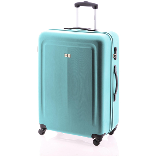 Trolley Ticket Verde 77Cm Abs 4R Con Cerradura | Las mejores ofertas de  Carrefour