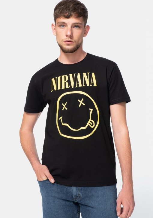 Perenne Recomendado pureza Camiseta manga corta estampada de Hombre NIRVANA | Ofertas Carrefour Online