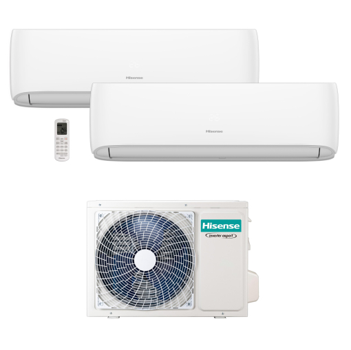 Aire Acondicionado Multisplit Hisense Premium Comfort 2AMW52CF912, 2x1, Wifi, Bomba de Calor Inverter A++/A+