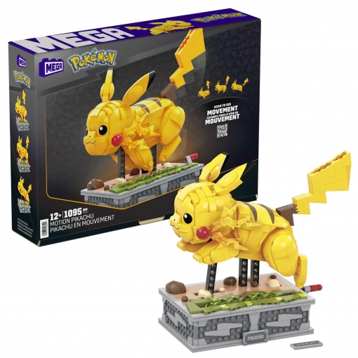 Mega Construx Pokémon Figura Pikachu Coleccionista Bloques de Construcción +12 años