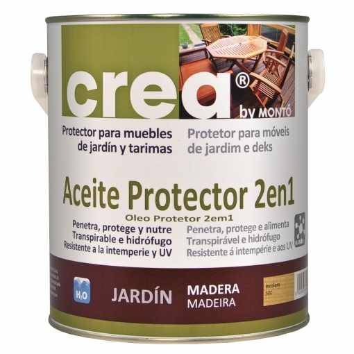 Crea Aceite Protector 2 en 1 Incoloro 500 ml