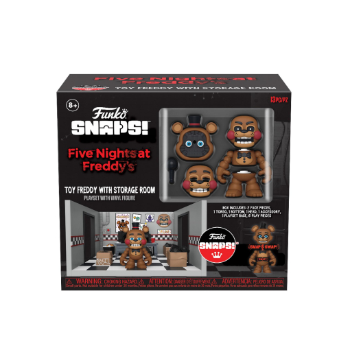 Figura Funko Pop Fnaf Snap Playset - Security Room | Ofertas