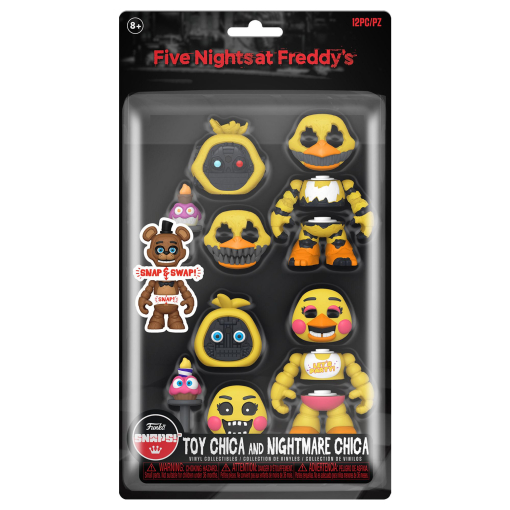 Figura Funko Pop Fnaf Snap Nightmare Chica & Toy Chica | Ofertas