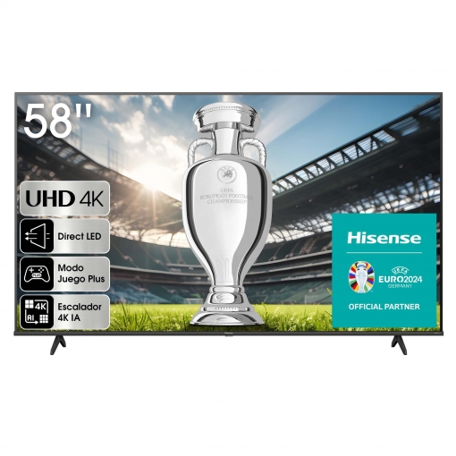 TV LED 58" (147,32 cm) Hisense 58A6K, 4K UHD, Smar TV