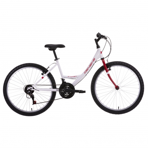 Bicicleta Infantil de Montaña Denbike First de 24" Blanca/Roja