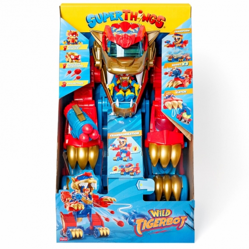 Superthings Wild Tigerbot Robot Tigre Transformable +4 Años