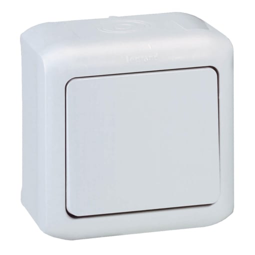 Legrand 080605 - Pulsante basculante Neptune - 6 A - fissaggio a vite/griffe