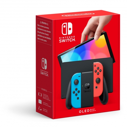 Redondo Quedar asombrado engañar Nintendo Switch OLED Neón | Las mejores ofertas de Carrefour