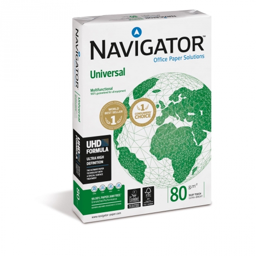 tornillo consultor Óxido Paquete 500 Hojas Navigator Universal 80 gr DIN A4 | Las mejores ofertas de  Carrefour