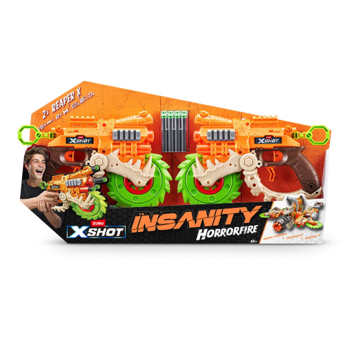 X-Shot Lanzador Insanity Horrorfire Reaper X +8 años | Ofertas
