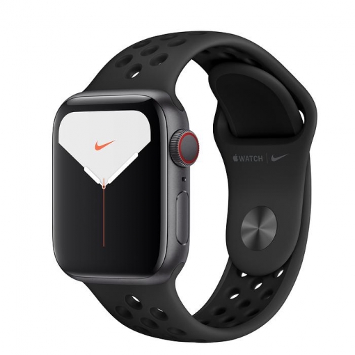 Tren Cena con las manos en la masa Apple Watch Nike Series 5 GPS + Cellular 40mm de Aluminio Gris Espacial y  Correa Deportiva Antracita | Las mejores ofertas de Carrefour