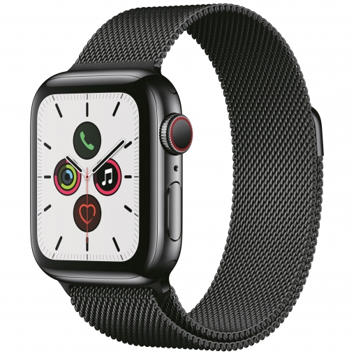 giratorio Pepino Residuos Apple Watch Series 5 GPS + Cellular 40mm de Acero Negro y Correa Milanese  Loop Negro Espacial | Las mejores ofertas de Carrefour