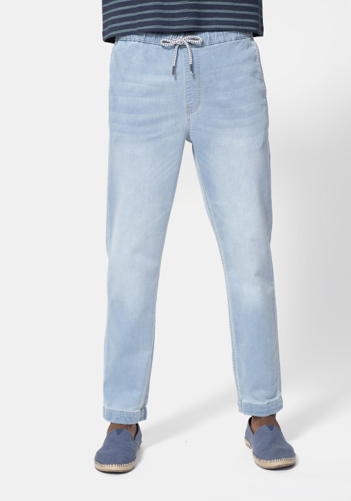 Pantalón vaquero jogger para hombre color azul oscuro Denley K10003 AZUL  OSCURO