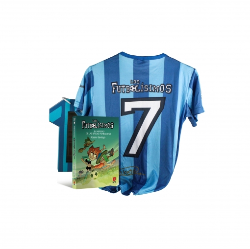 Futbolísimos Pack Camiseta Libro nº 19. ROBERTO SANTIAGO