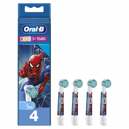Recambio Dental Oral-B Kids Spider Man 4 ud.