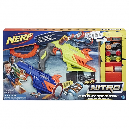 Hasbro European Trading B.V. - Nerf Nitro Duelfury Demolition Pack De 2