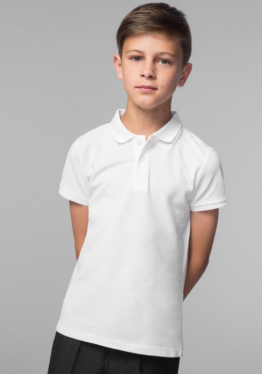 Polo manga corta para uniforme de Niño (Tallas 2 a 20 años) TEX