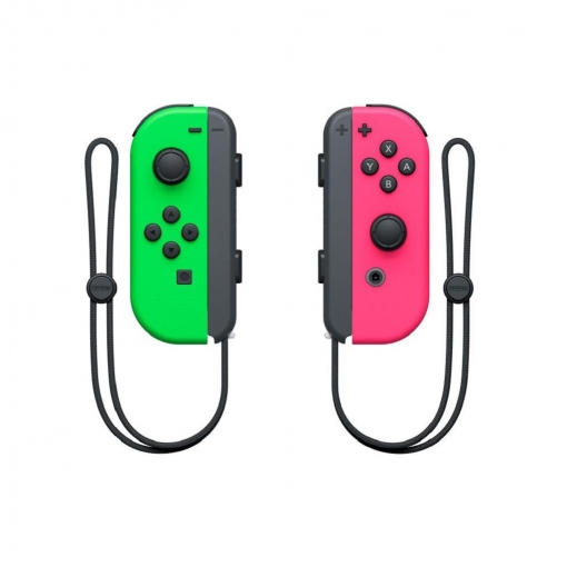Joy-Con (set Izda/Dcha) Neón/Rosa Nintendo Switch Las mejores ofertas de Carrefour