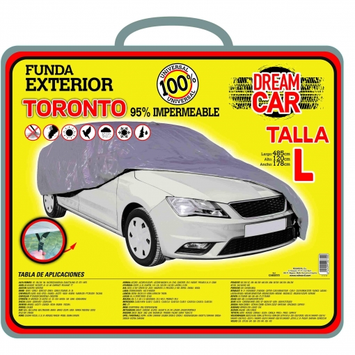 Funda Exterior Turismo Compacto Dream Car Talla L 485x178x120 | Ofertas Carrefour
