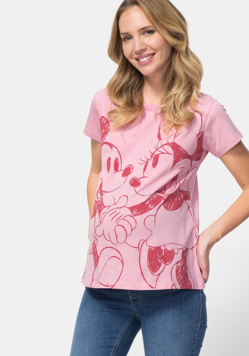 Camiseta Premamá Cuello Redondo - Manga Corta - Shopmami