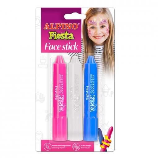 Maquillaje Fiesta Face Stick Girls Alpino 3 ud