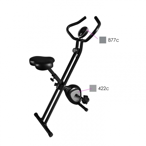 Bicicleta fitness plegable 47,5 x 65 x 126 cm (Con 6 funciones)