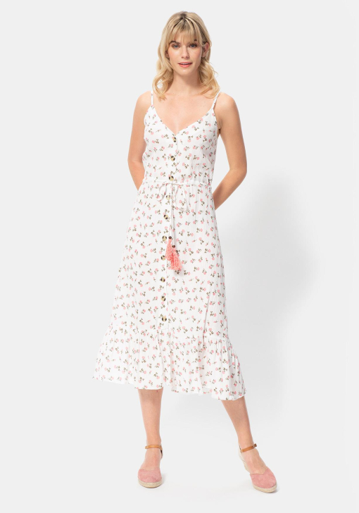 Vestido largo sostenible para Mujer TEX | Las mejores ofertas en moda -  Carrefour.es