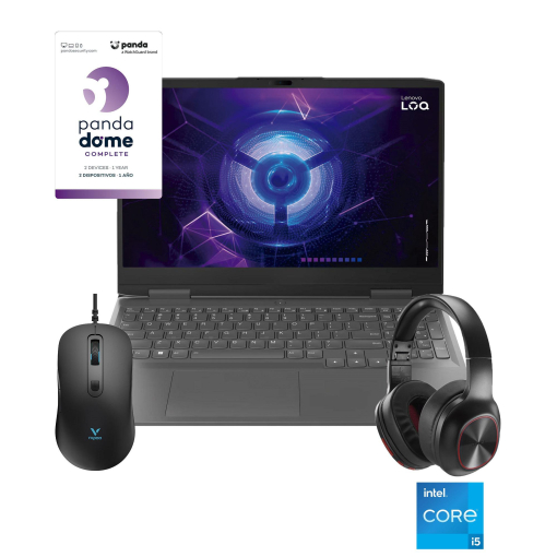 Ordenador Portátil Lenovo LOQ 15IRH8, i5 12450H, 16GB, 512GB SSD