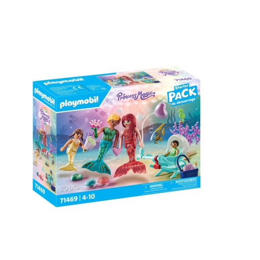 PLAYMOBIL Boda Submarina Sirena Con Cenador Y Linternas Luminosas | Set De Fantasy & Magic Para Niños +4 Años | Incluye 3 Figuras Y Accesorios De Boda
