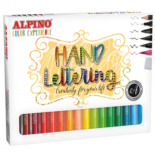Set Color Experience Lettering Alpino