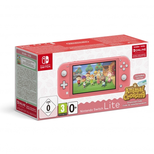 Nintendo Switch Lite + Animal Crossing New Horizons + 3 meses Switch Online | mejores Carrefour