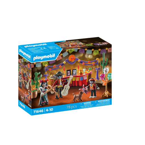 PLAYMOBIL Giorno Dei Morti 71646 - Playset Con Offerte, Fiori E Teschi Di Zucchero, Giocattolo Per Bambini