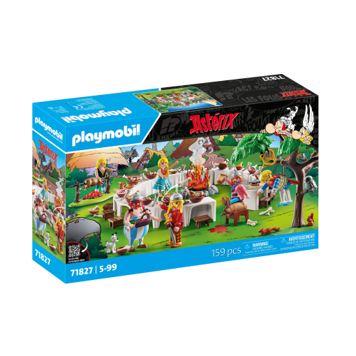PLAYMOBIL Astérix El Banquete de la Aldea, Juego de figuras +5