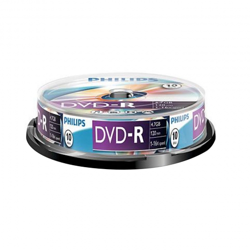 átomo béisbol visitar Pack de 10 DVD-R Philips 4,7 GB | Las mejores ofertas de Carrefour