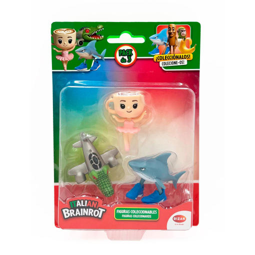 Italian Brainrot Pack 3 Figuras 5 cm, +3 años | Ofertas Carrefour Online