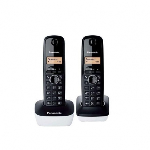 Teléfono DECT Panasonic 1612 - Blanco y Negro