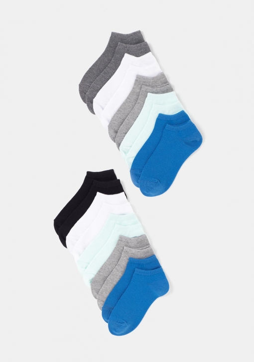 querido Una efectiva sacudir Pack de diez pares de calcetines tobilleros lisos Infantil | Las mejores  ofertas en moda - Carrefour.es