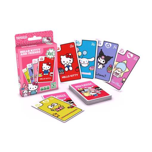 Shuffle Fun 4 Juegos en 1 de Hello Kitty, Baraja infantil +4 años ...