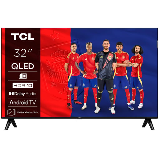 Smart TV QLED 32'' (81.28 cm) TCL 32S4K Con IA, HD, 60 Hz, HDR10