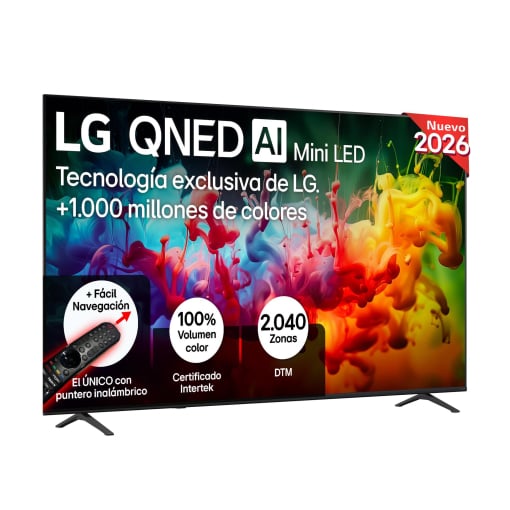 Smart TV MiniLED 85 (215,9 cm) LG 85QNED7EB3A