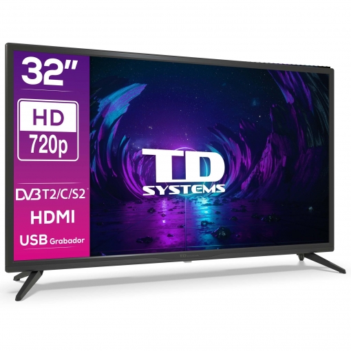 obvio historia Enriquecimiento TV LED 81,28 cm (32") TD Systems W32CF14XH, HD | Las mejores ofertas de  Carrefour