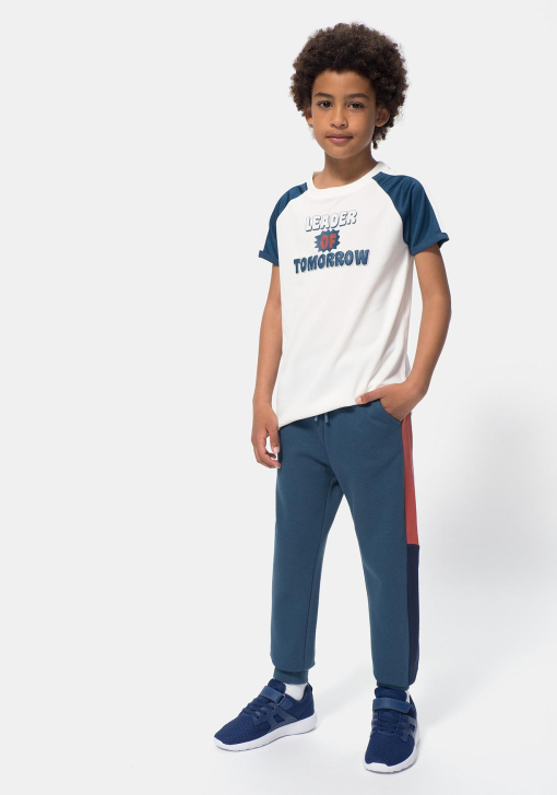 Pack De 3 Pantalones Deportivos Para Niños - Algodón 100%, Con Cordón Y Bolsillos