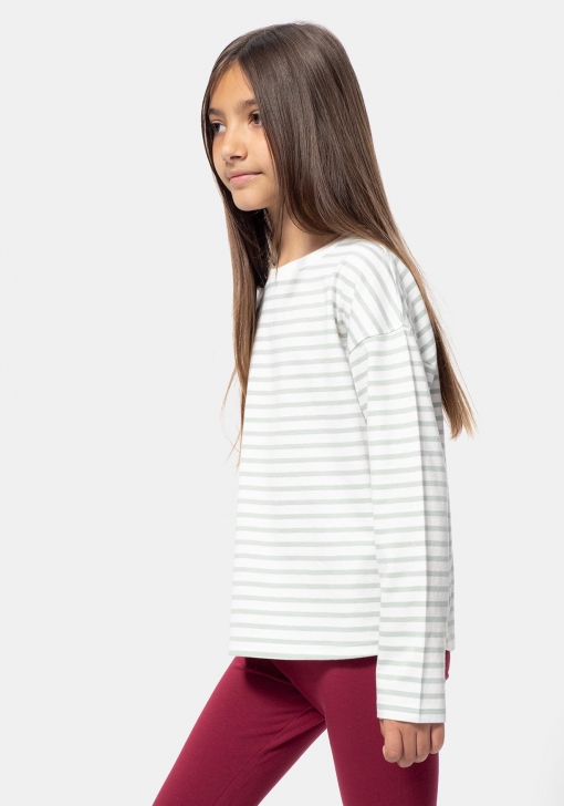 Camiseta manga larga sostenible para Niña TEX