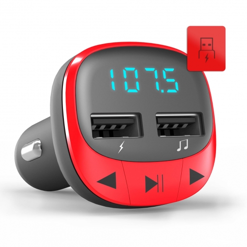 Lector MP3 para  Coche Energy Sistem F2 Racing - Rojo