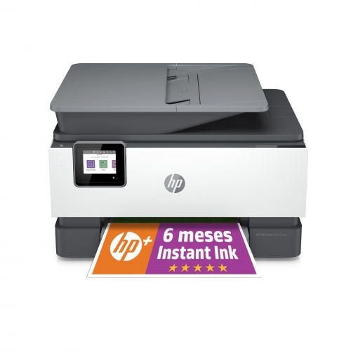 Impresora Multifunción HP Officejet Pro 9010E, 6 meses Instant Ink con HP+