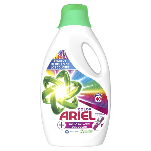 Detergente líquido +Extra Cuidado del Color Ariel 40 lavados