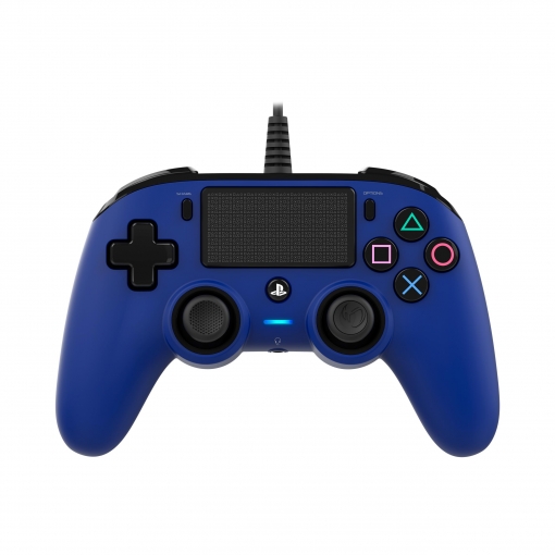 Mando con Cable Nacon para PS4 - Azul